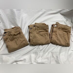 Bundle of 3 American Eagle Khaki Pants – Women’s Size 2 Short – Stretch